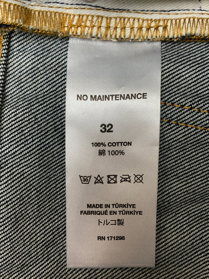 【中古品】【メンズ】 NO MAINTENANCE ノーメンテナンス BAGGY DENIM PANTS バギー デニムパンツ メンズ ボトムス 151-260813-KS-26-min サイズ：32 カラー：インディゴ 万代Net店