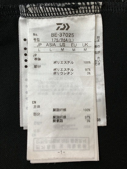 【中古品】【メンズ】 DAIWA PIER39 ダイワ ピアサーティナイン TECH POLO SHIRT W POCKET SS DE-37025 テック ポロシャツ ダブルポケット ショートスリーブ メンズ トップス 144-260813-KS-20-min サイズ：L カラー：ブラック 万代Net店