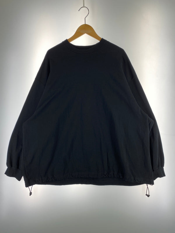 【中古品】【メンズ】 IS NESS イズネス BALLOON LONG SLEEVE T SHIRT バルーン ロングスリーブ Tシャツ 長袖Tシャツ トップス 140-261013-yn-12-min サイズ：L カラー：ブラック 万代Net店