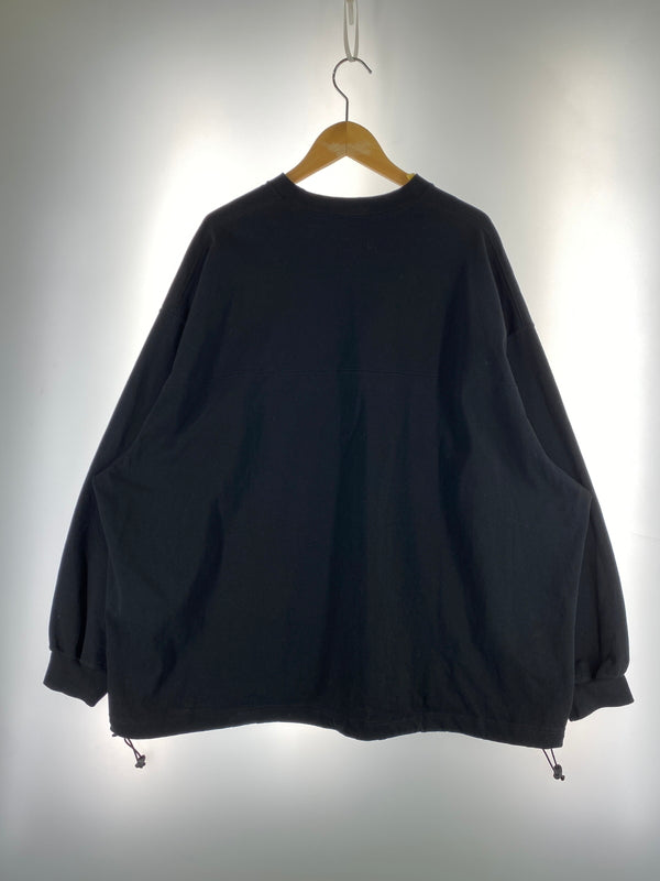 【中古品】【メンズ】 IS NESS イズネス BALLOON LONG SLEEVE T SHIRT バルーン ロングスリーブ Tシャツ 長袖Tシャツ トップス 140-261013-yn-12-min サイズ：L カラー：ブラック 万代Net店