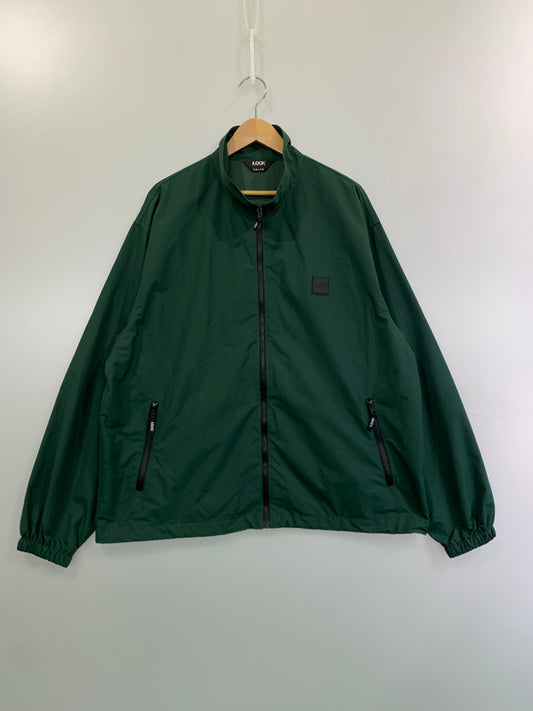 【中古品】【メンズ】 LQQK STUDIO ルック スタジオ NYLON TRACK JACKET ナイロン トラックジャケット メンズ アウター 140-260813-KS-22-min サイズ：XL カラー：グリーン 万代Net店