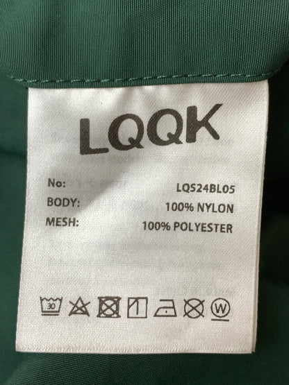 【中古品】【メンズ】 LQQK STUDIO ルック スタジオ NYLON TRACK JACKET ナイロン トラックジャケット メンズ アウター 140-260813-KS-22-min サイズ：XL カラー：グリーン 万代Net店