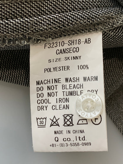 【中古品】【メンズ】 FAT エフエーティー キューバシャツ F32310-SH18-AB メンズ トップス 半袖シャツ 142-260813-KS-05-min サイズ：SKINNY カラー：グレー 万代Net店