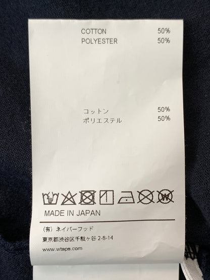 【中古品】【メンズ】 WTAPS ダブルタップス ACADEMY 01 SS TEE 251ATDT-CSM19 アカデミー ゼロワン ショートスリーブティー メンズ トップス 半袖Tシャツ 142-260813-KS-19-min サイズ：02 カラー：ネイビー 万代Net店