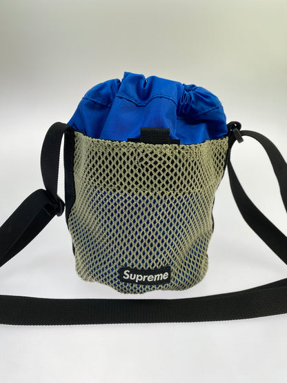 【中古品】【メンズ】 SUPREME シュプリーム SMALL CINCH POUCH スモール シンチ ポーチ バッグ ナイロン ショルダー バッグ 188-260821-hu-38-min カラー：ブルー 万代Net店