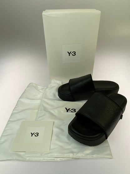 【中古品】【メンズ】 Y-3 ワイスリー SLIDE SANDAL GW8631 スライド サンダル アッパー 厚底 メンズ 靴 シューズ 164-260818-em-11-min サイズ：28.5cm カラー：ブラック 万代Net店