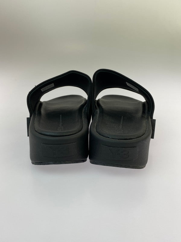 【中古品】【メンズ】 Y-3 ワイスリー SLIDE SANDAL GW8631 スライド サンダル アッパー 厚底 メンズ 靴 シューズ 164-260818-em-11-min サイズ：28.5cm カラー：ブラック 万代Net店