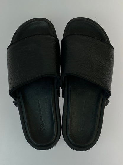 【中古品】【メンズ】 Y-3 ワイスリー SLIDE SANDAL GW8631 スライド サンダル アッパー 厚底 メンズ 靴 シューズ 164-260818-em-11-min サイズ：28.5cm カラー：ブラック 万代Net店