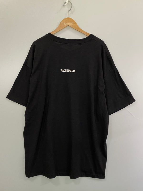 【中古品】【メンズ】 WACKO MARIA×THE DARK KNIGHT TRILOGY ワコマリア ダークナイト トリロジー CREW NECK T-SHIRT クルーネック Tシャツ 半袖Tシャツ 142-260815-ta-05-min サイズ：XXL カラー：ブラック 万代Net店
