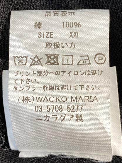 【中古品】【メンズ】 WACKO MARIA×THE DARK KNIGHT TRILOGY ワコマリア ダークナイト トリロジー CREW NECK T-SHIRT クルーネック Tシャツ 半袖Tシャツ 142-260815-ta-05-min サイズ：XXL カラー：ブラック 万代Net店