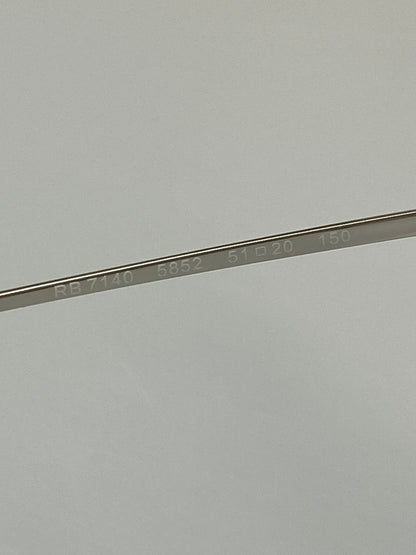 【中古品】【メンズ/レディース】 RAY-BAN レイバン メガネ RB7140 ボスリントン パントス 度無し 51□20-150 サングラス 203-260823-em-32-min カラー：ブラック 万代Net店