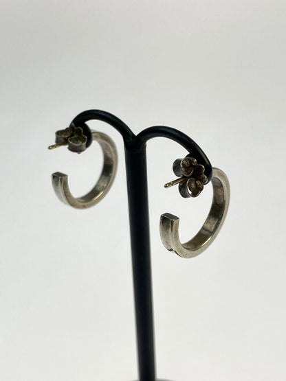 【中古品】【メンズ/レディース】 TIFFANY&CO. ティファニー ナロー フープ ピアス アクサセリー 182-260821-hu-03-min カラー：シルバー 万代Net店