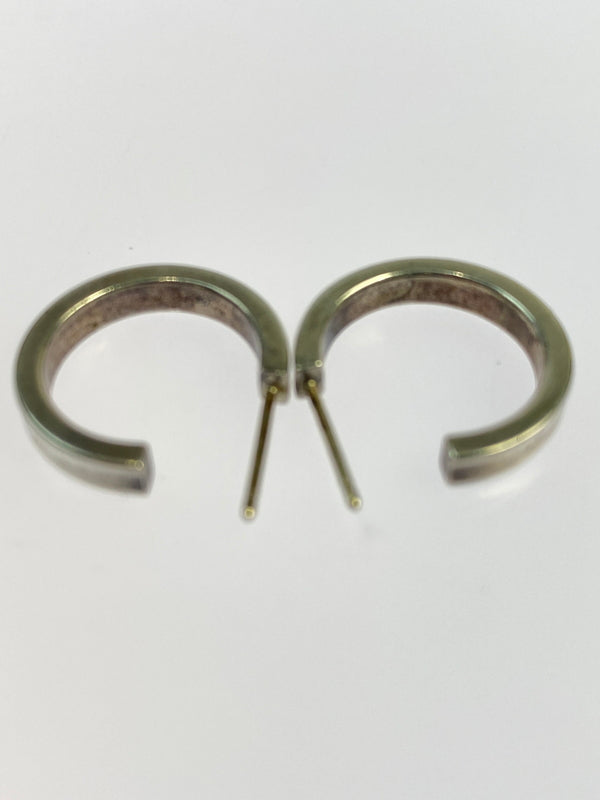 【中古品】【メンズ/レディース】 TIFFANY&CO. ティファニー ナロー フープ ピアス アクサセリー 182-260821-hu-03-min カラー：シルバー 万代Net店