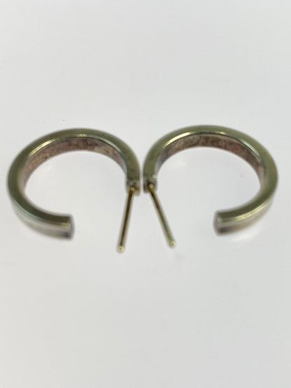 【中古品】【メンズ/レディース】 TIFFANY&CO. ティファニー ナロー フープ ピアス アクサセリー 182-260821-hu-03-min カラー：シルバー 万代Net店
