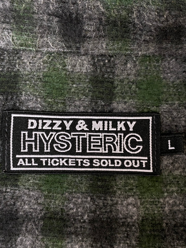 【中古品】【メンズ】 HYSTERIC GLAMOUR ヒステリックグラマー 02233CH01 THE HYSTERIC WOMAN WORK SHIRT ヒステリックワークシャツ チェックシャツ ロングスリーブ 長袖シャツ 140-260815-ta-14-min サイズ：L カラー：マルチカラー 万代Net店