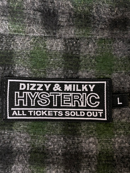 【中古品】【メンズ】 HYSTERIC GLAMOUR ヒステリックグラマー 02233CH01 THE HYSTERIC WOMAN WORK SHIRT ヒステリックワークシャツ チェックシャツ ロングスリーブ 長袖シャツ 140-260815-ta-14-min サイズ：L カラー：マルチカラー 万代Net店