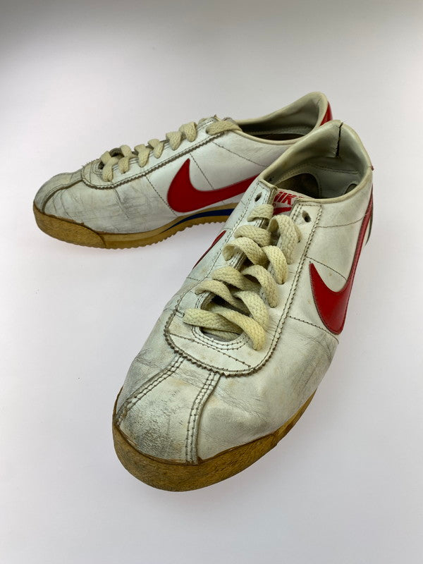 【現状渡し品】【メンズ】 NIKE ナイキ 80S CORTEZ FORREST GUMP 820608-BC 80年代 コルテッツ フォレスト・ガンプ スニーカー メンズ シューズ 靴 160-260818-em-09-min サイズ：8 カラー：ホワイト/レッド/ブルー 万代Net店
