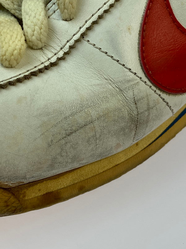 【現状渡し品】【メンズ】 NIKE ナイキ 80S CORTEZ FORREST GUMP 820608-BC 80年代 コルテッツ フォレスト・ガンプ スニーカー メンズ シューズ 靴 160-260818-em-09-min サイズ：8 カラー：ホワイト/レッド/ブルー 万代Net店