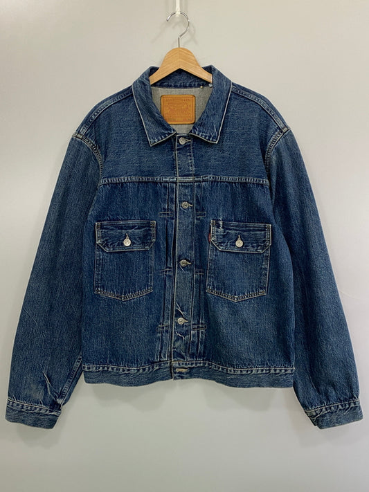 【中古品】【メンズ】 LEVI'S VINTAGE CLOTHING リーバイス ビンテージ クロージング TYPE II JACKET タイプIIジャケット 70507-0068 1953 デニムジャケット トラッカージャケット 145-260815-ta-06-min サイズ：44 カラー：ブルー系 万代Net店