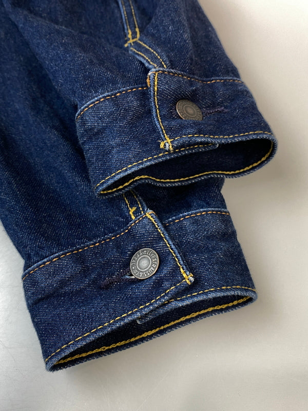 【中古品】【メンズ】 LEVIS PREMIUM リーバイスプレミアム TYPE II TRUCKER JACKET A7632-0022 タイプIIトラッカージャケット デニムジャケット Gジャン 147-260815-ta-03-min サイズ：L カラー：インディゴ 万代Net店