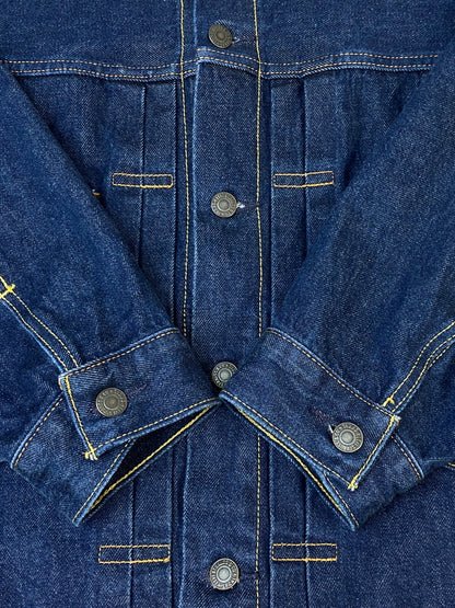 【中古品】【メンズ】 LEVIS PREMIUM リーバイスプレミアム TYPE II TRUCKER JACKET A7632-0022 タイプIIトラッカージャケット デニムジャケット Gジャン 147-260815-ta-03-min サイズ：L カラー：インディゴ 万代Net店