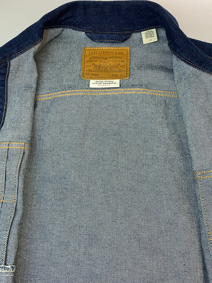 【中古品】【メンズ】 LEVIS PREMIUM リーバイスプレミアム TYPE II TRUCKER JACKET A7632-0022 タイプIIトラッカージャケット デニムジャケット Gジャン 147-260815-ta-03-min サイズ：L カラー：インディゴ 万代Net店