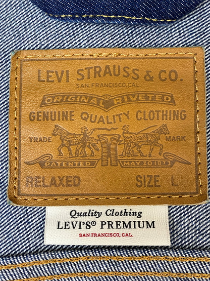 【中古品】【メンズ】 LEVIS PREMIUM リーバイスプレミアム TYPE II TRUCKER JACKET A7632-0022 タイプIIトラッカージャケット デニムジャケット Gジャン 147-260815-ta-03-min サイズ：L カラー：インディゴ 万代Net店