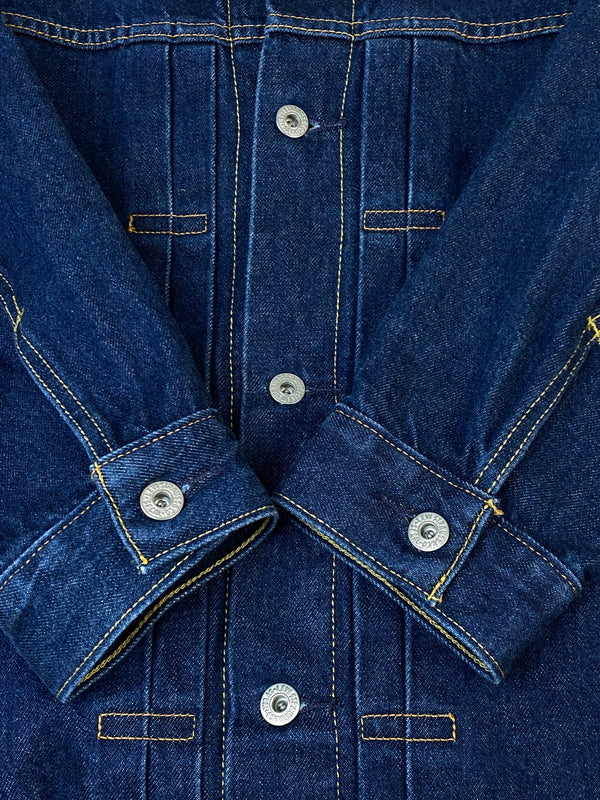【中古品】【メンズ】 LEVI'S PREMIUM リーバイス プレミアム TYPE I TRUCKER JACKET タイプIトラッカージャケット A7632-0022 デニムジャケット Gシャン 147-260815-ta-18-min サイズ：L カラー：ブルー系 万代Net店