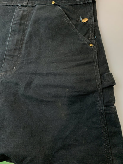 【中古品】【メンズ】 CARHARTT カーハート BIB OVERALL R01 BLK ビブ オーバーオール つなぎ 作業着 オールインワン サロペット 157-260818-em-38-min サイズ：32×32 カラー：ブラック 万代Net店