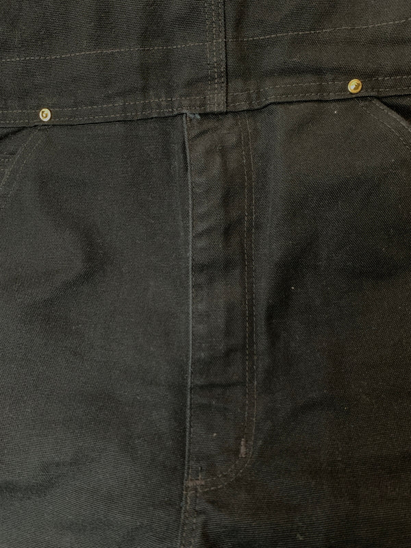 【中古品】【メンズ】 CARHARTT カーハート BIB OVERALL R01 BLK ビブ オーバーオール つなぎ 作業着 オールインワン サロペット 157-260818-em-38-min サイズ：32×32 カラー：ブラック 万代Net店