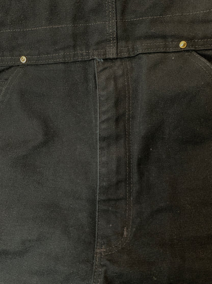 【中古品】【メンズ】 CARHARTT カーハート BIB OVERALL R01 BLK ビブ オーバーオール つなぎ 作業着 オールインワン サロペット 157-260818-em-38-min サイズ：32×32 カラー：ブラック 万代Net店