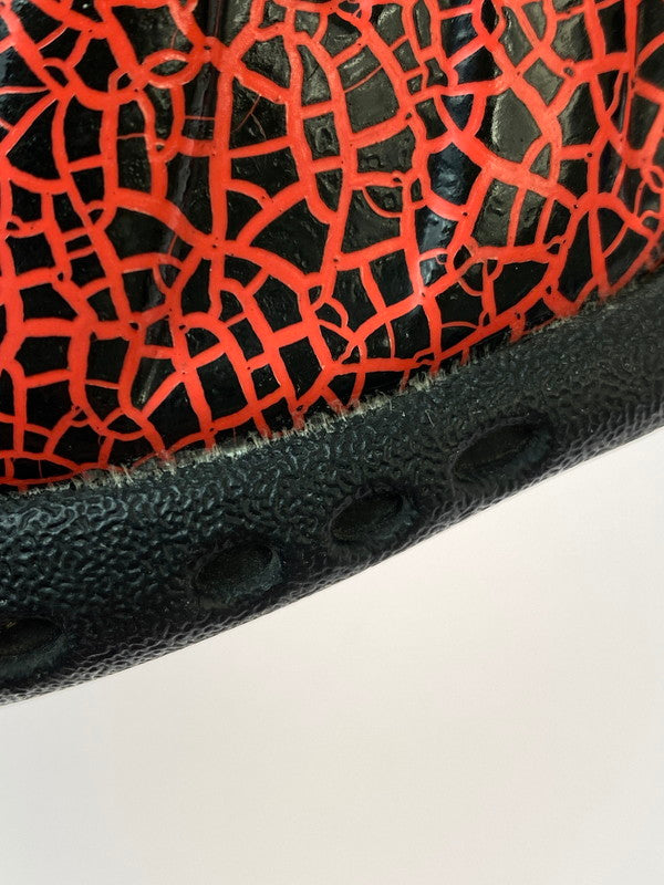 【中古品】【メンズ】 NIKE ナイキ AIR FOAMPOSITE ONE CRACKEDD LAVA 31496-014 エアフ ォームポジット ワン クラックト ラヴァ スニーカー 靴 メンズ シューズ 160-260818-em-02-min サイズ：27.0 カラー：ブラック/レッド 万代Net店