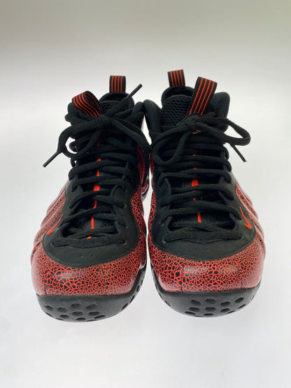 【中古品】【メンズ】 NIKE ナイキ AIR FOAMPOSITE ONE CRACKEDD LAVA 31496-014 エアフ ォームポジット ワン クラックト ラヴァ スニーカー 靴 メンズ シューズ 160-260818-em-02-min サイズ：27.0 カラー：ブラック/レッド 万代Net店