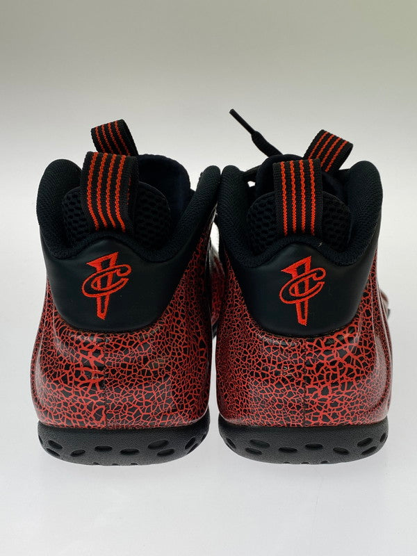 【中古品】【メンズ】 NIKE ナイキ AIR FOAMPOSITE ONE CRACKEDD LAVA 31496-014 エアフ ォームポジット ワン クラックト ラヴァ スニーカー 靴 メンズ シューズ 160-260818-em-02-min サイズ：27.0 カラー：ブラック/レッド 万代Net店
