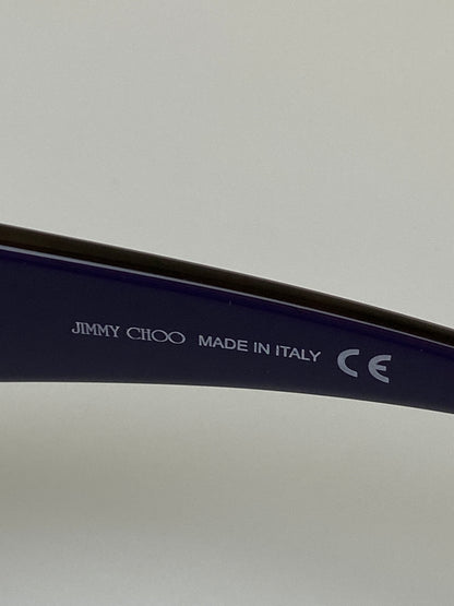 【中古品】【メンズ】 JIMMY CHOO ジミーチュウ SUNGLASSES 0NI9 CC サングラス レディース アクサセリー 60□14-125 サングラス 203-260823-em-35-min カラー：ブラウン 万代Net店