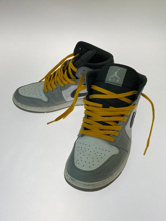 【中古品】【メンズ】 NIKE ナイキ AIR JORDAN 1 MID 554724-078 エアジョーダン1 ミッド スニーカー メンズ シューズ 靴 160-260818-em-03-min サイズ：27.0cm カラー：GREY WHITE ANTHRACITE 万代Net店