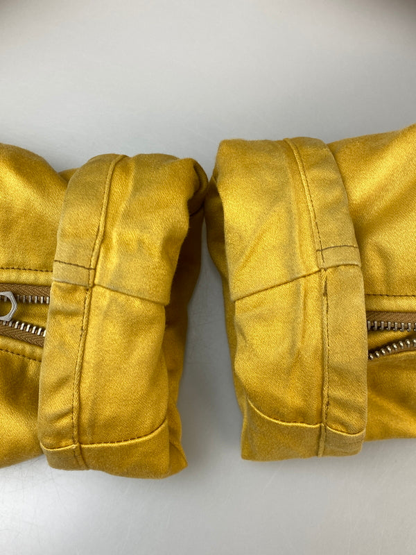 【中古品】【メンズ】 GERUGA PERFORMANCE ゲルガ パフォーマンス DECK JACKET デッキジャケット GR-J-60 ミリタリージャケット N-1ジャケット 145-260815-ta-02-min サイズ：3 カラー：イエロー系 万代Net店