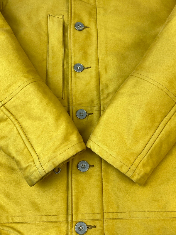 【中古品】【メンズ】 GERUGA PERFORMANCE ゲルガ パフォーマンス DECK JACKET デッキジャケット GR-J-60 ミリタリージャケット N-1ジャケット 145-260815-ta-02-min サイズ：3 カラー：イエロー系 万代Net店