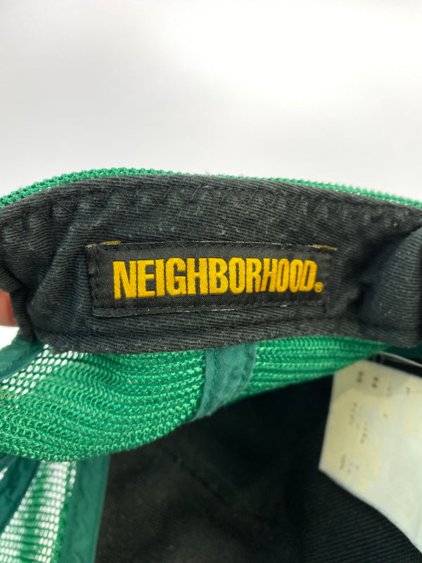 【中古品】【メンズ】 NEIGHBORHOOD ネイバーフッド メッシュキャップ 181YGNH-HT03 帽子 185-260821-hu-27-min カラー：グリーン系 万代Net店