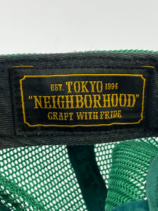 【中古品】【メンズ】 NEIGHBORHOOD ネイバーフッド メッシュキャップ 181YGNH-HT03 帽子 185-260821-hu-27-min カラー：グリーン系 万代Net店