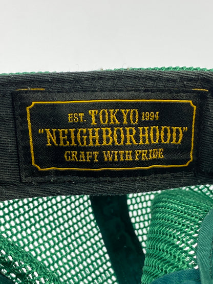 【中古品】【メンズ】 NEIGHBORHOOD ネイバーフッド メッシュキャップ 181YGNH-HT03 帽子 185-260821-hu-27-min カラー：グリーン系 万代Net店