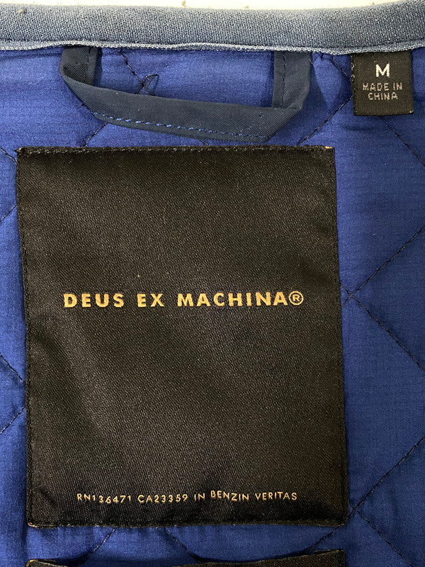 【中古品】【メンズ】 DEUS EX MACHINA デウス エクス マキナ HODGE QUIL キルティングジャケット DMF76662 上着 アウター 140-260822-hu-15-min サイズ：M カラー：ネイビー 万代Net店