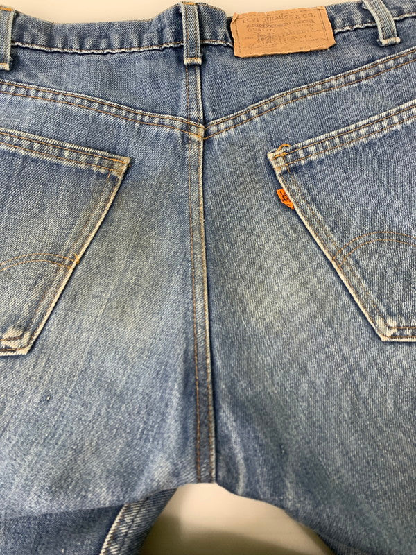 【中古品】【メンズ】 LEVI'S リーバイス 80's 505 DENIM PANT 40505-0916 80年代 デニムパンツ ボトムス 157-260821-yn-15-min サイズ：W33 L30 カラー：ライトインディゴ 万代Net店
