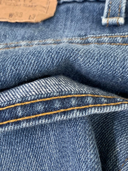 【中古品】【メンズ】 LEVI'S リーバイス 80's 505 DENIM PANT 40505-0916 80年代 デニムパンツ ボトムス 157-260821-yn-15-min サイズ：W33 L30 カラー：ライトインディゴ 万代Net店