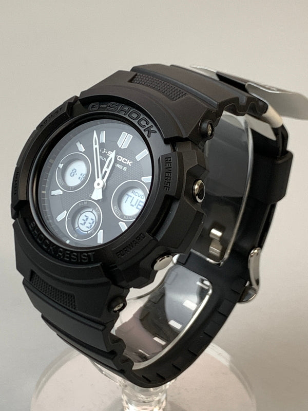 【中古品】【メンズ】 G-SHOCK ジーショック ソーラーウォッチ AWG-M100FP 腕時計 ウォッチ メンズ 196-260820-em-38-min カラー：ブラック 万代Net店