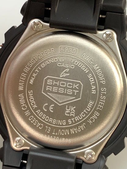 【中古品】【メンズ】 G-SHOCK ジーショック ソーラーウォッチ AWG-M100FP 腕時計 ウォッチ メンズ 196-260820-em-38-min カラー：ブラック 万代Net店