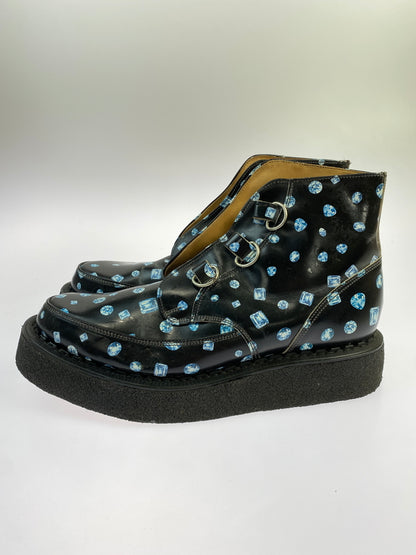 【現状渡し品】【メンズ】 GEORGE COX ジョージコックス ハイカット ラバーソール 0441-024 ブーツ 靴 164-260819-jt-28-min サイズ：10 カラー：ブラック 万代Net店