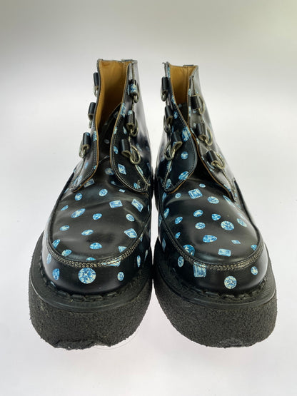 【現状渡し品】【メンズ】 GEORGE COX ジョージコックス ハイカット ラバーソール 0441-024 ブーツ 靴 164-260819-jt-28-min サイズ：10 カラー：ブラック 万代Net店