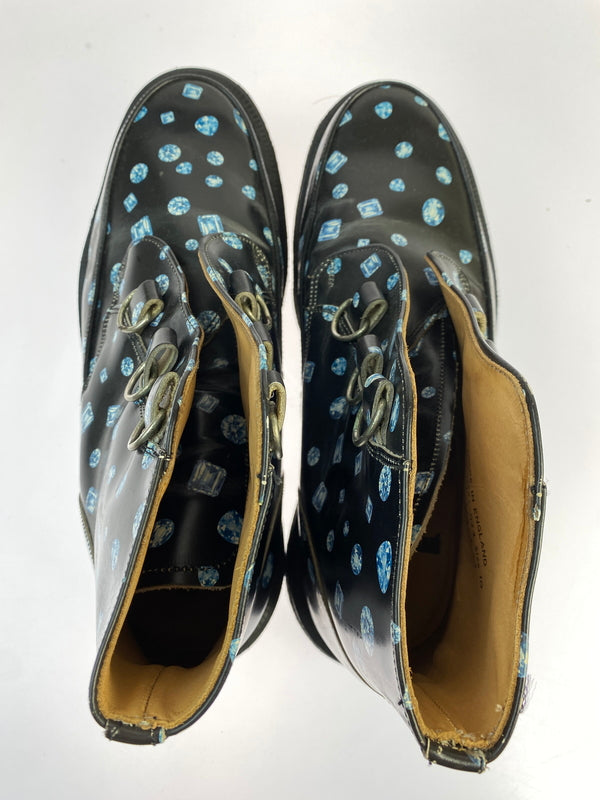 【現状渡し品】【メンズ】 GEORGE COX ジョージコックス ハイカット ラバーソール 0441-024 ブーツ 靴 164-260819-jt-28-min サイズ：10 カラー：ブラック 万代Net店