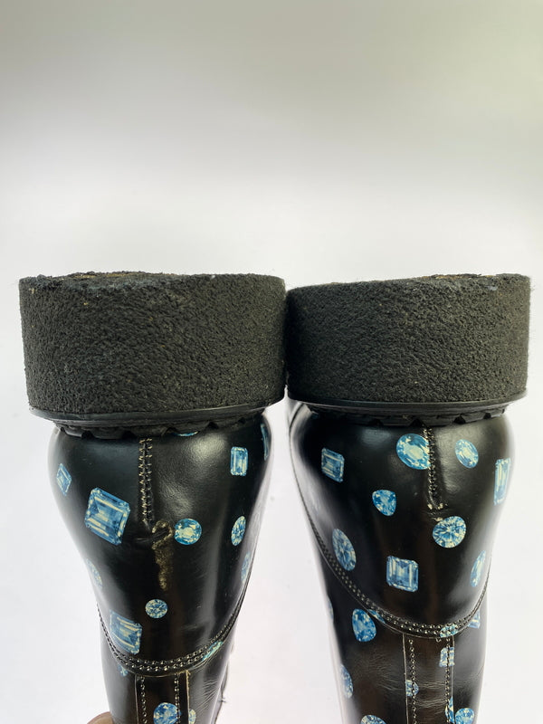 【現状渡し品】【メンズ】 GEORGE COX ジョージコックス ハイカット ラバーソール 0441-024 ブーツ 靴 164-260819-jt-28-min サイズ：10 カラー：ブラック 万代Net店